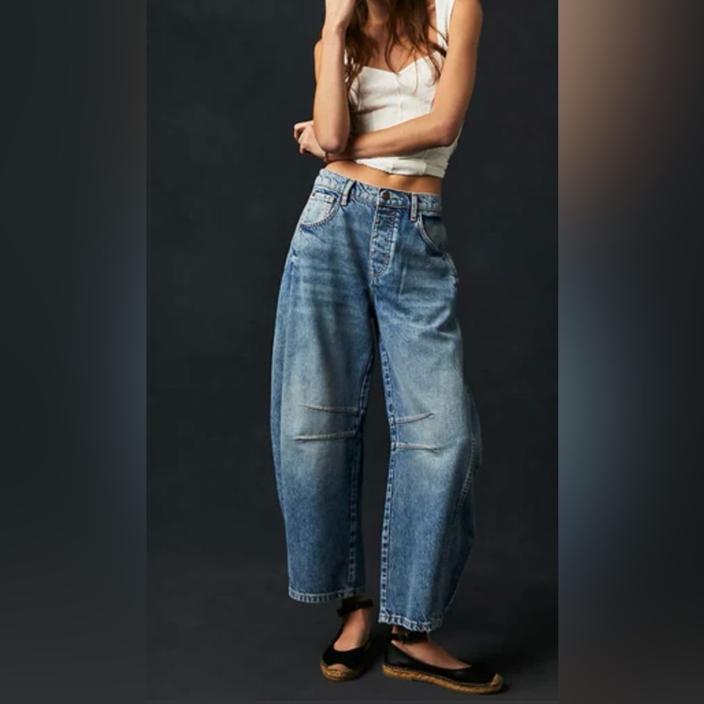 We The Free barrel jeans - ultra light beam